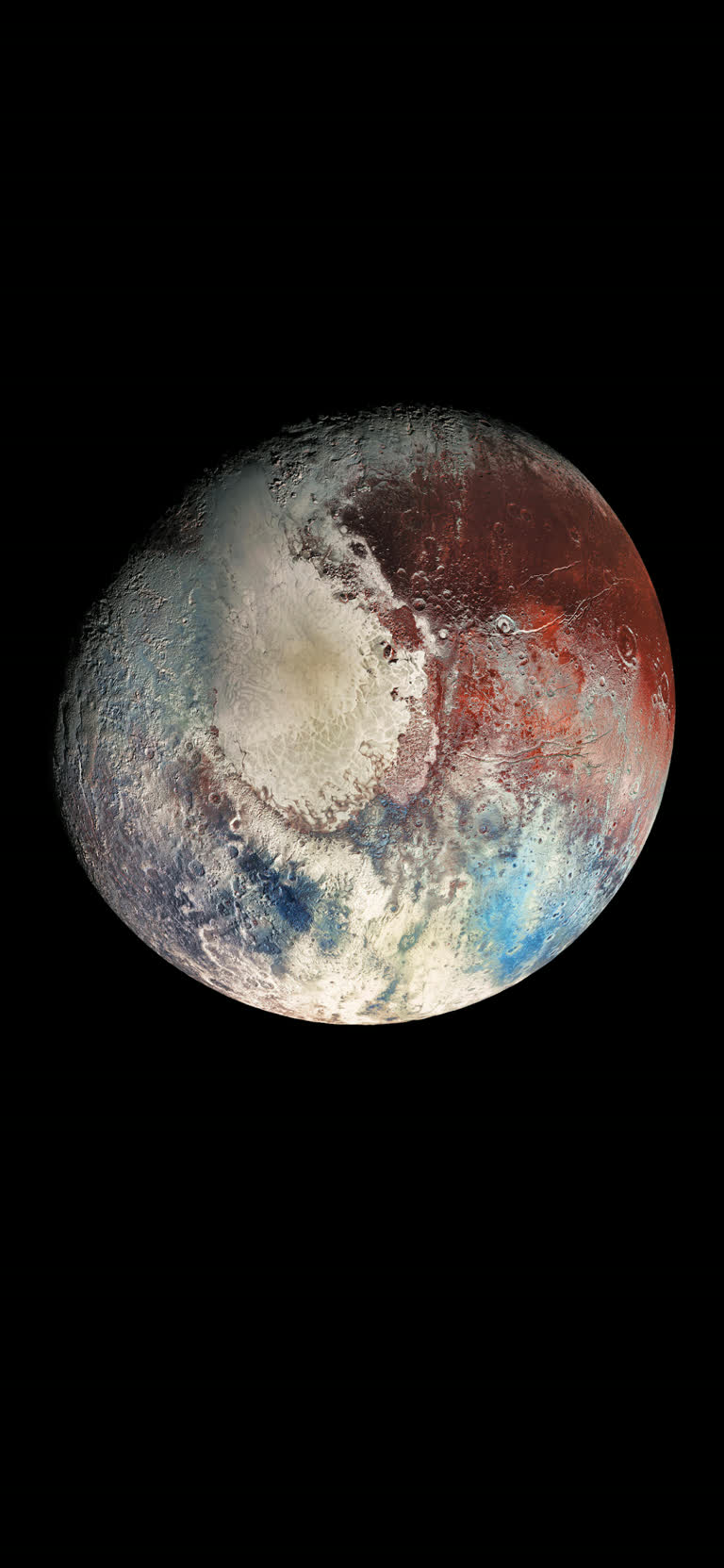 这是冥王星月球全景图