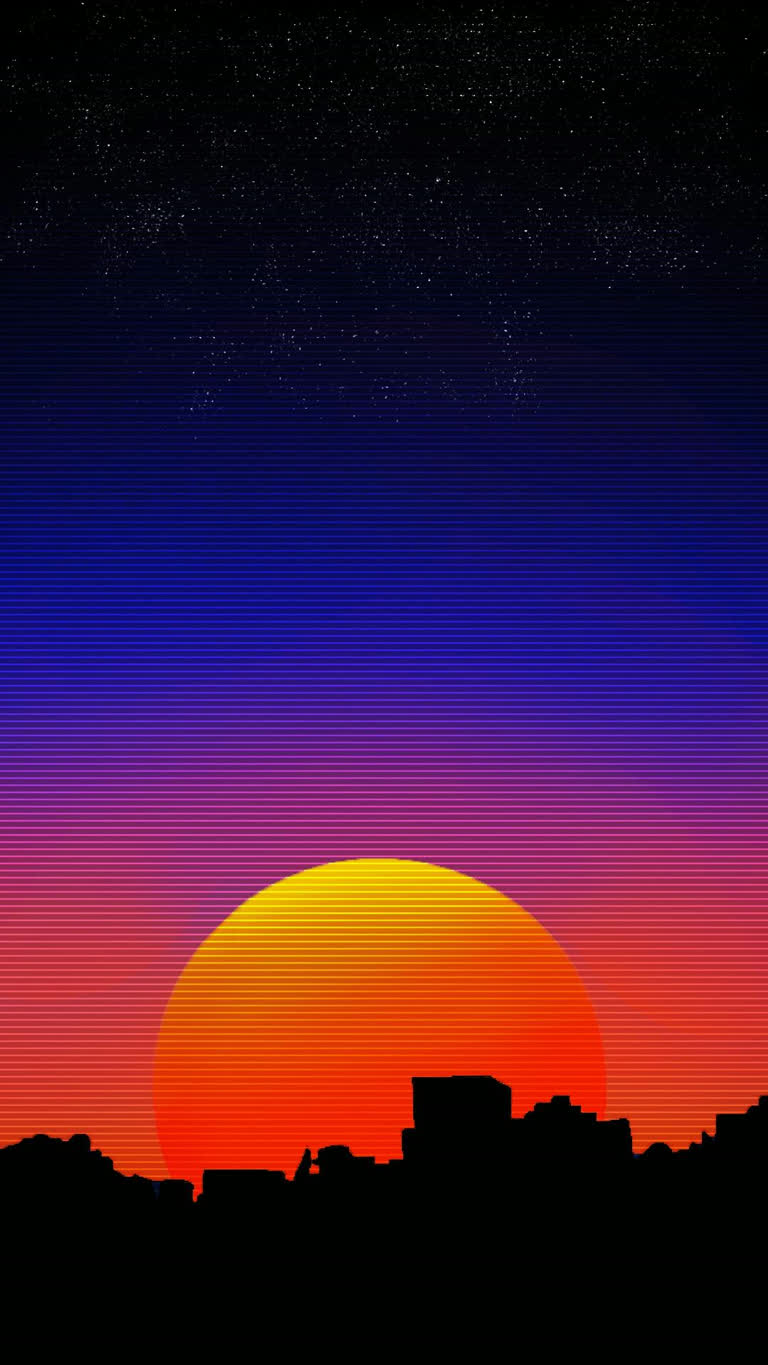 夕阳下有一个骑马的人的剪影