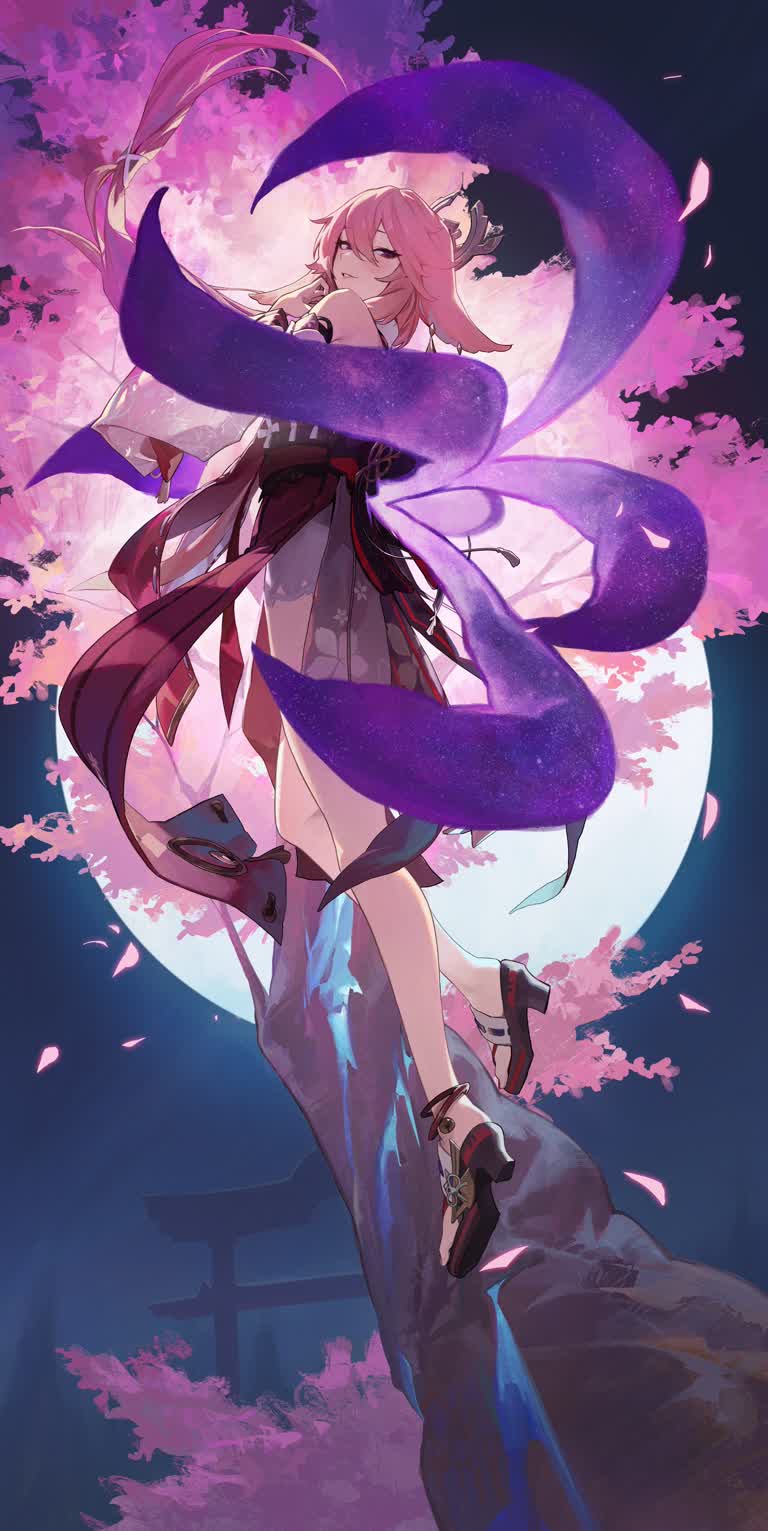 夜里站在树下有一个女人